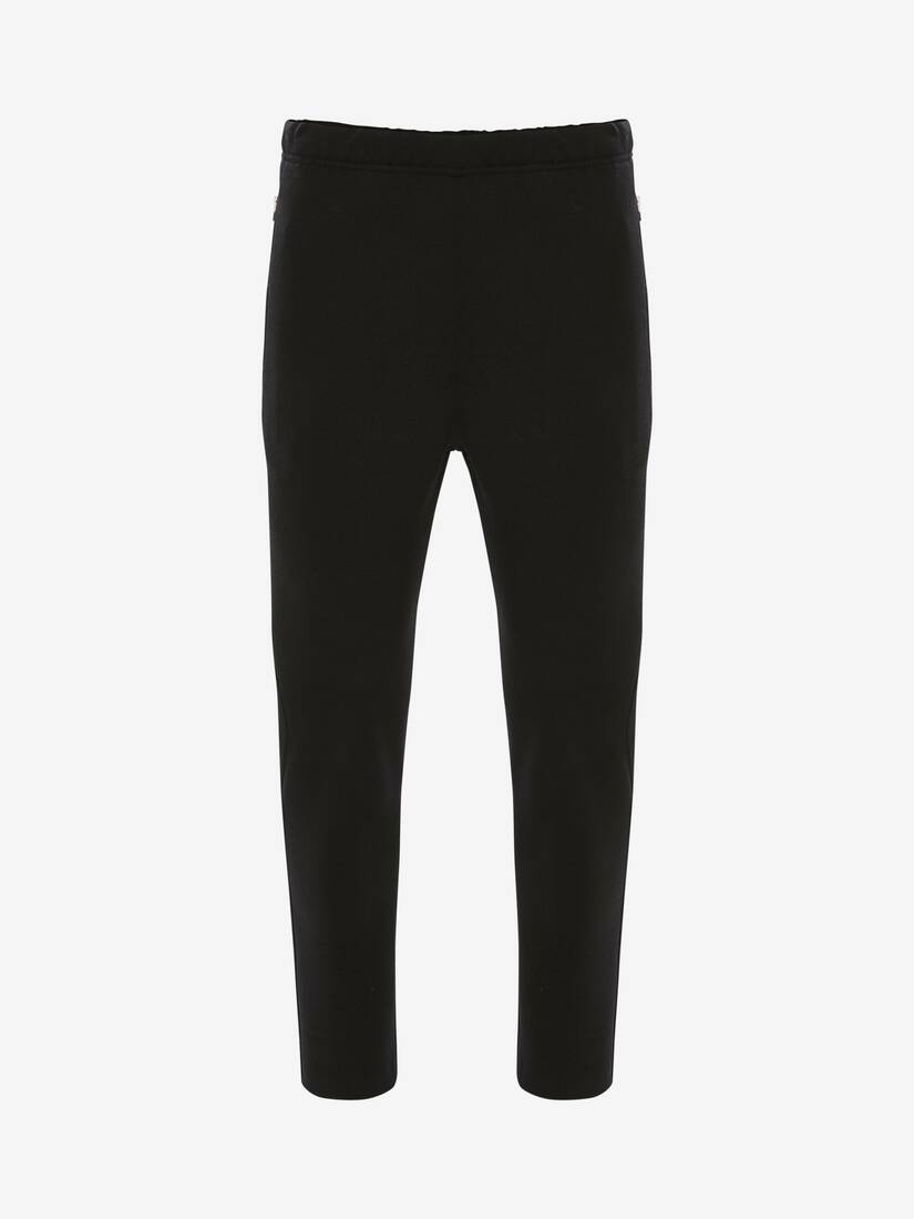 Pantalones Alexander McQueen Zip Detail Hombre - Negros - Mexico 278-PAWKSR